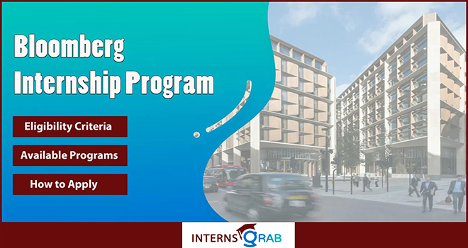 Bloomberg Internship Roles to Grow in Tech and Markets