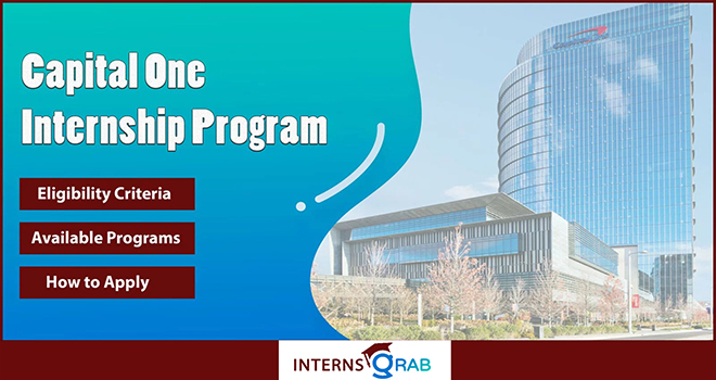 Capital One Internship: Learn with Industry-Leading Team
