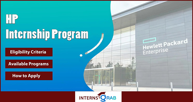 HP Internship Recruitment: A Guide for University Students


