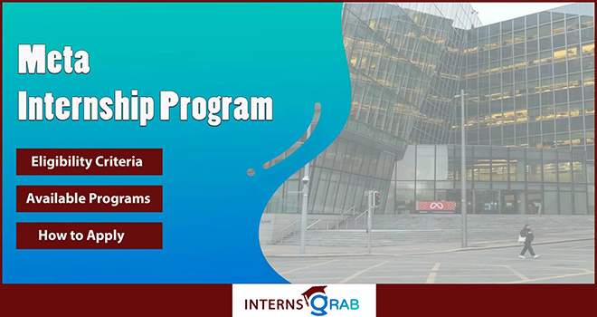 Meta Internship Roles – Work on AI, XR, and Real Products 