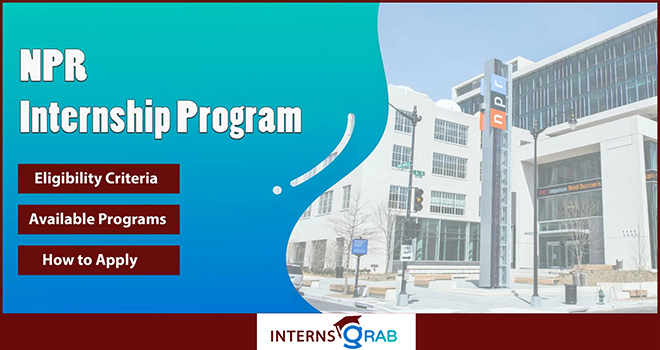 NPR Internship Opportunities for Students & Grads

