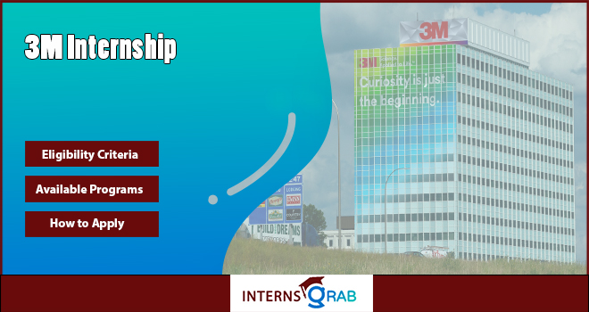 3M Internship: Learn, Contribute, and Shape Global Solutions 